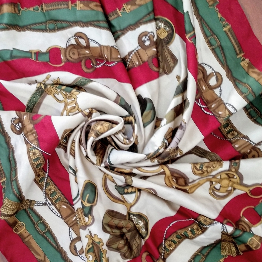 Silky Square Scarf